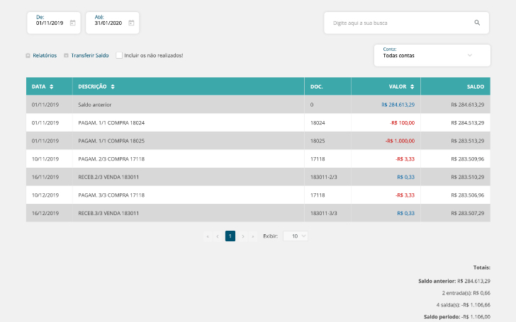 04. Controle Financeiro e Plano de Contas Organizados